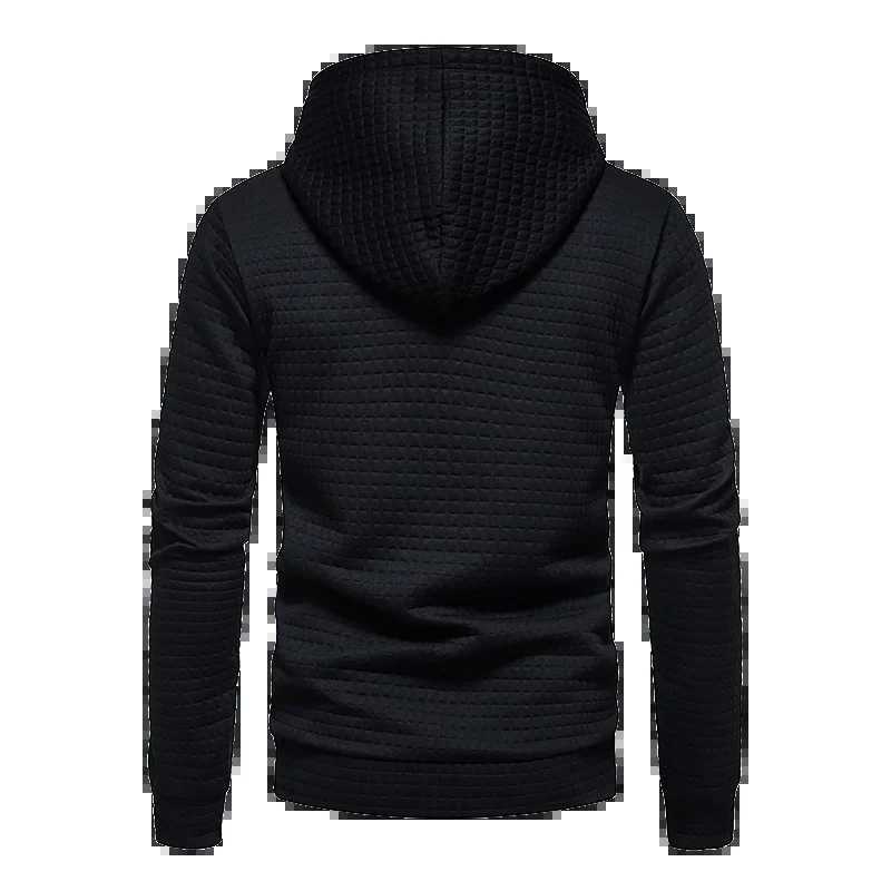 Waffle pattern hoodie mens cool hoodie mens casual solid floral hoodie winter and autumn street sportswear as a gift W250108