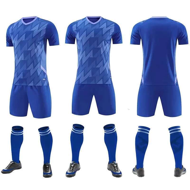 2025 Customized Boys Short Sleeve Set Men Kids Training Suit Jerseys Football Kid Adult Survetement Soccer