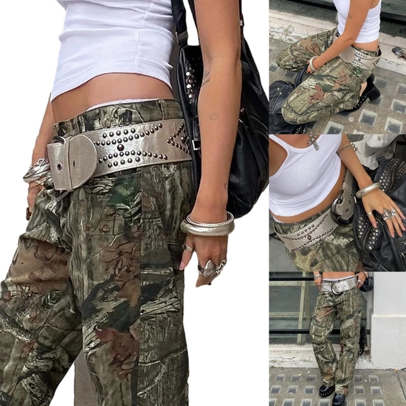 Vintage Belt for Women Casual Pin Buckle Cow Belt Lady Wide Belt for Jeans Pants Teens Y2K Decorative Waistbelt 250107