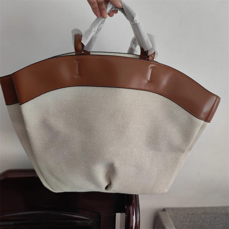 2 Piece/Set Women's Large Capacity Canvas Tote Simple Design Ladies Business Commuting Shoulder Bag 2024 New Arrivals Female