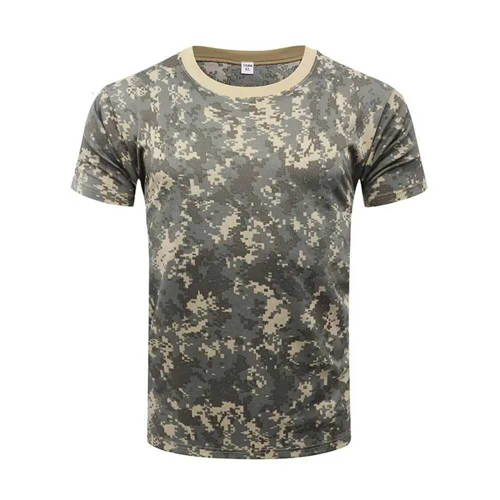 Camouflage 3D mens T-shirt outdoor fashion casual O-neck short sleeved summer street oversized outdoor sports T-shirt top M250108