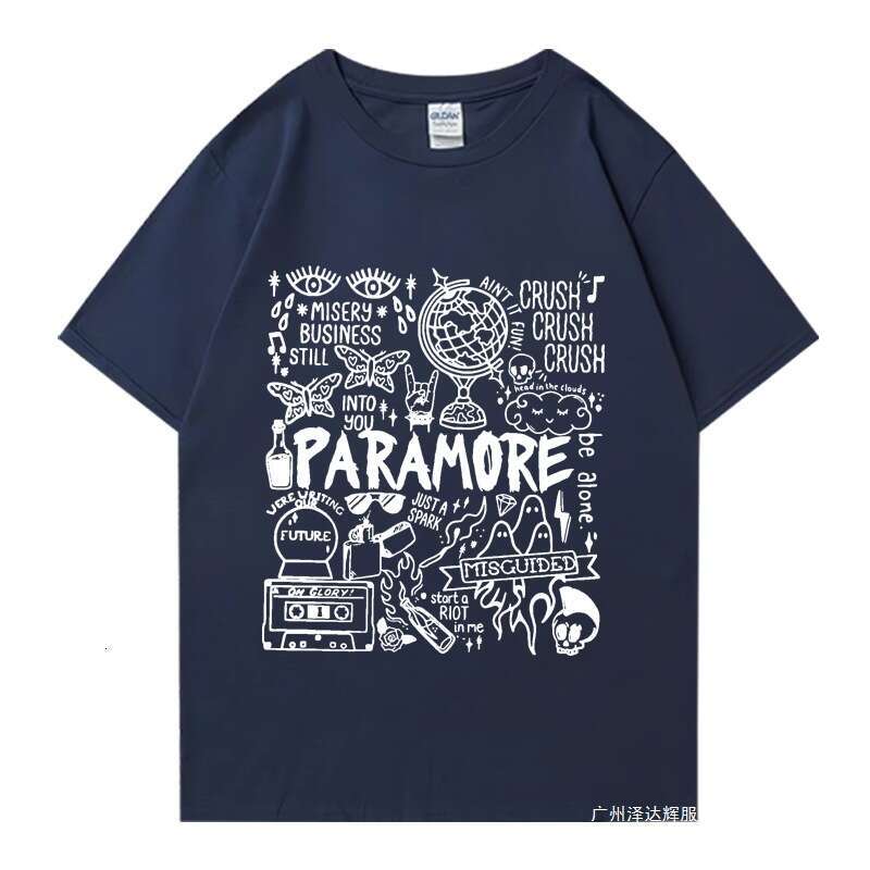 Rock band Paramore Doodle art journey album t-shirt