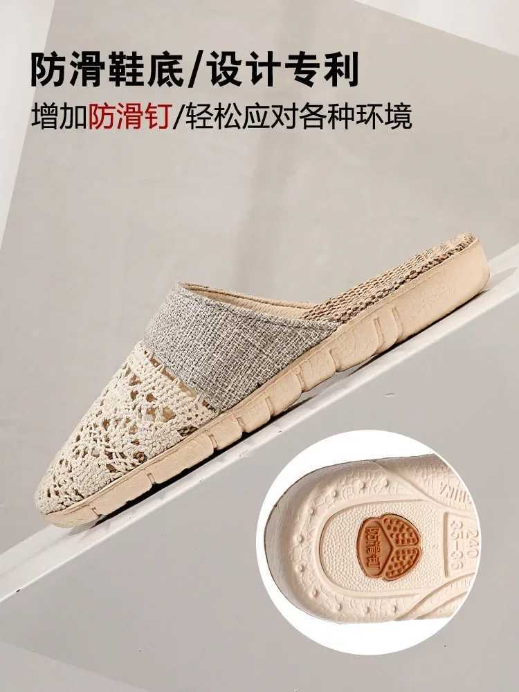 New Arrival Womens summer house slider breathable waffle indoor slider open toe closed silent slider T250108