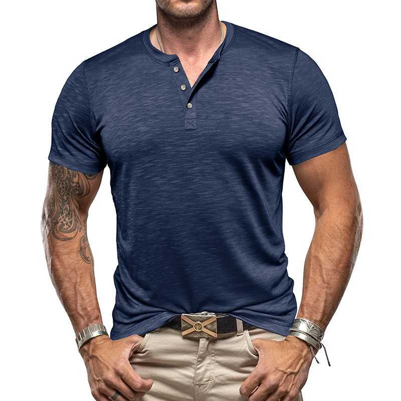 High Quality Henry Summer New Mens Short sleeved T-shirt Fashionable Mens Casual Shirt S-6XL T250108