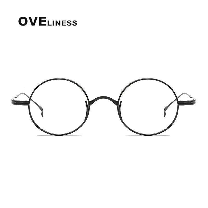 Pure Glasses Frame for Men Retro Round Prescription Eyeglasses frames Women Vintage Myopia Optical male Eyewear 250107