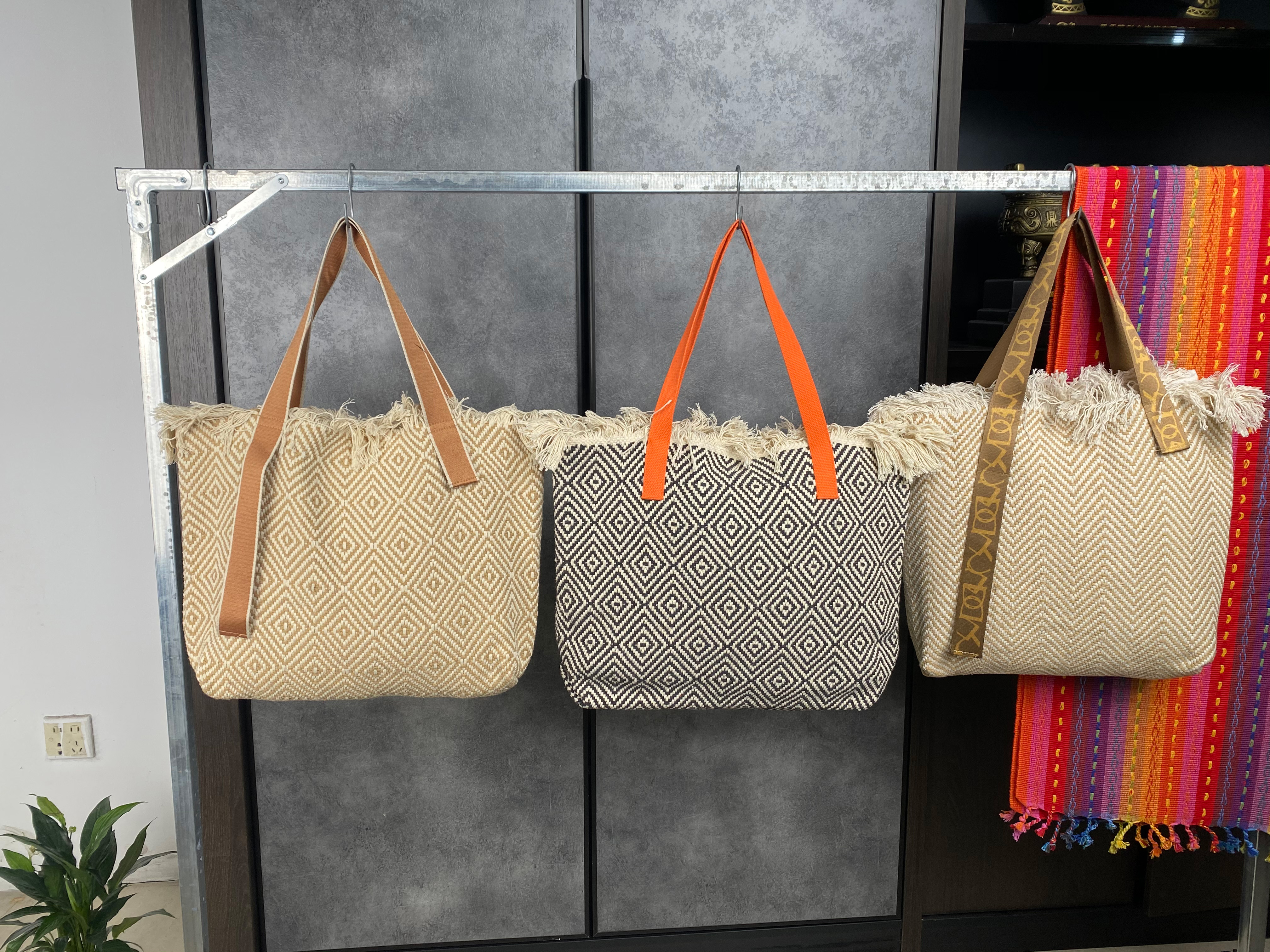 Traditional Handmade Textured Cotton Clutch Purse