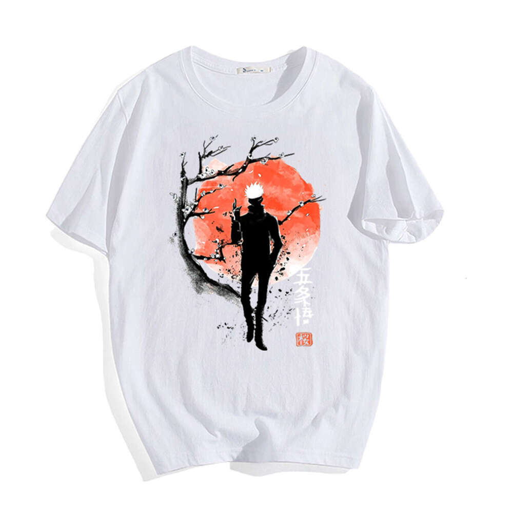Japanese new spell battle anime series fashion T-shirt pure cotton short sleeved summer printed sports t