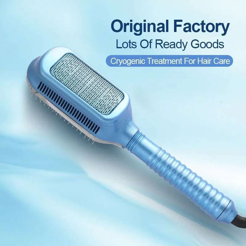 2025 New Multifunctional Negative Ion Cold Air Comb Professional Straightener Straight Hair Styg Tool Salon Accessories