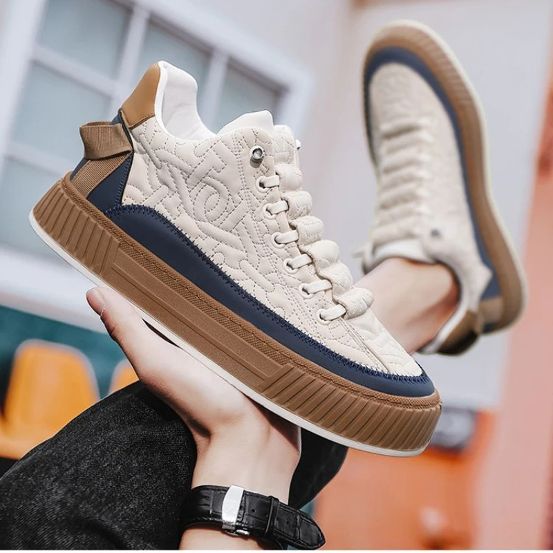 2023 Mens Chunky Sneakers Casual Fashion Light Non-slip Luxury Brand For Men Vulcanize Shoes Zapatos De Hombre ddmythur