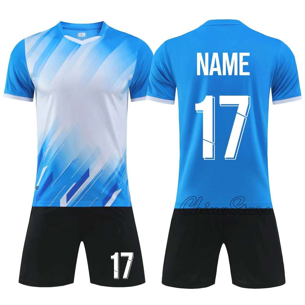 2025 Men Child Football Jerseys Sweatshirt Training Suit Uniform Soccer Sportswear Shirt Sets Tracksuit For Athletes