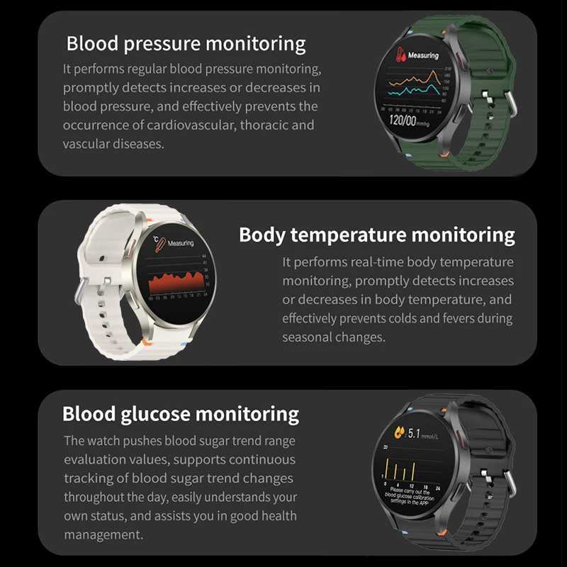 Fashion Smart Watch Galaxy Watch 7 Ultra GPS Sport Track AMOLED Sn HD etooth Call Health Heart Rate Smartwatch ForXJ250108