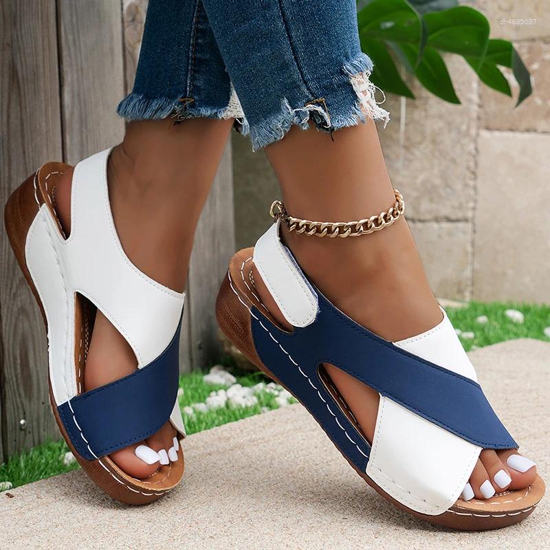 Sandals Summer Women Shoes Soft Shoe Breathable Women's Beach Woman Elegant Sandal Footwear Female zhanyishengli