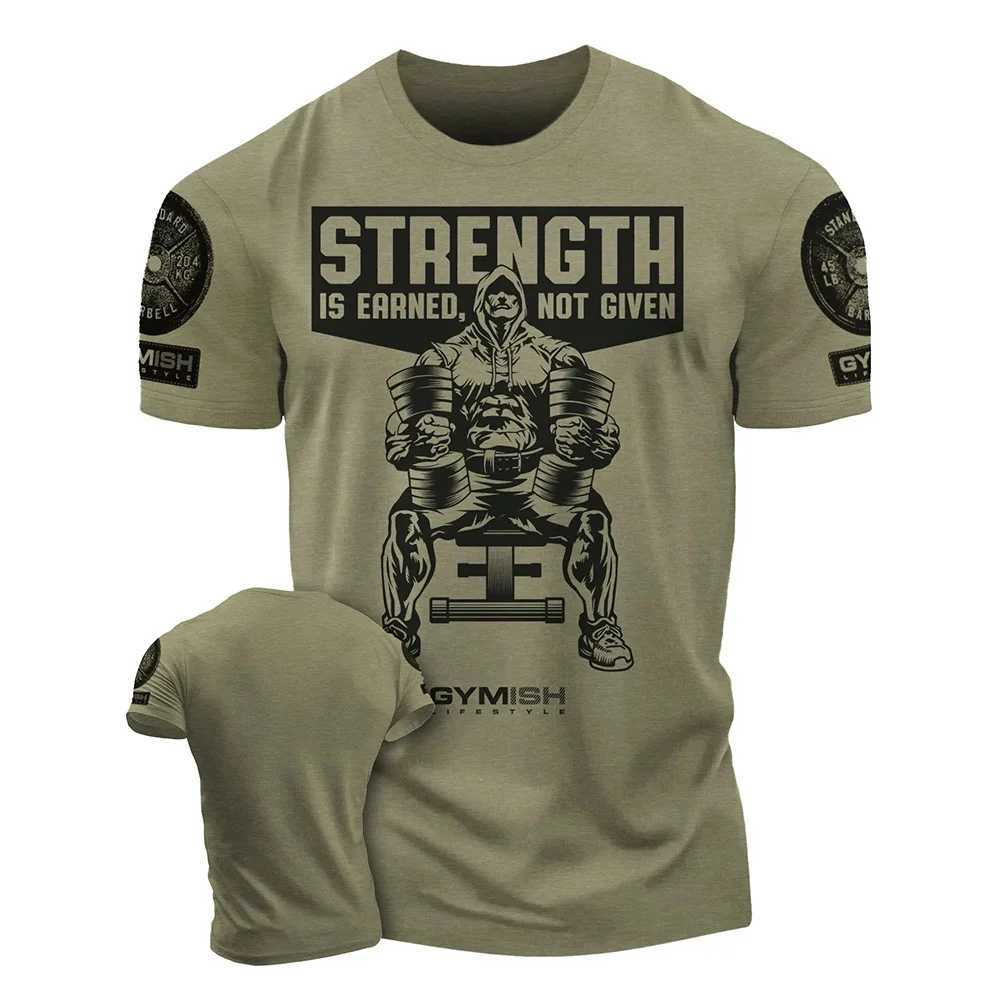 3D mens printed training T-shirt fun gym short sleeved T-shirt elastic breathable top M250411
