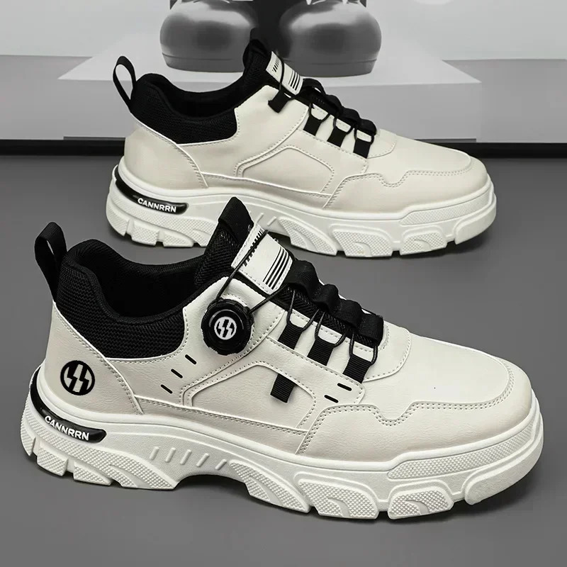 Autumn Mens Casual Leather Sneakers Comfortable Soft Male Wark Board shoe Shoes Platform Shoe For Men ddmythur