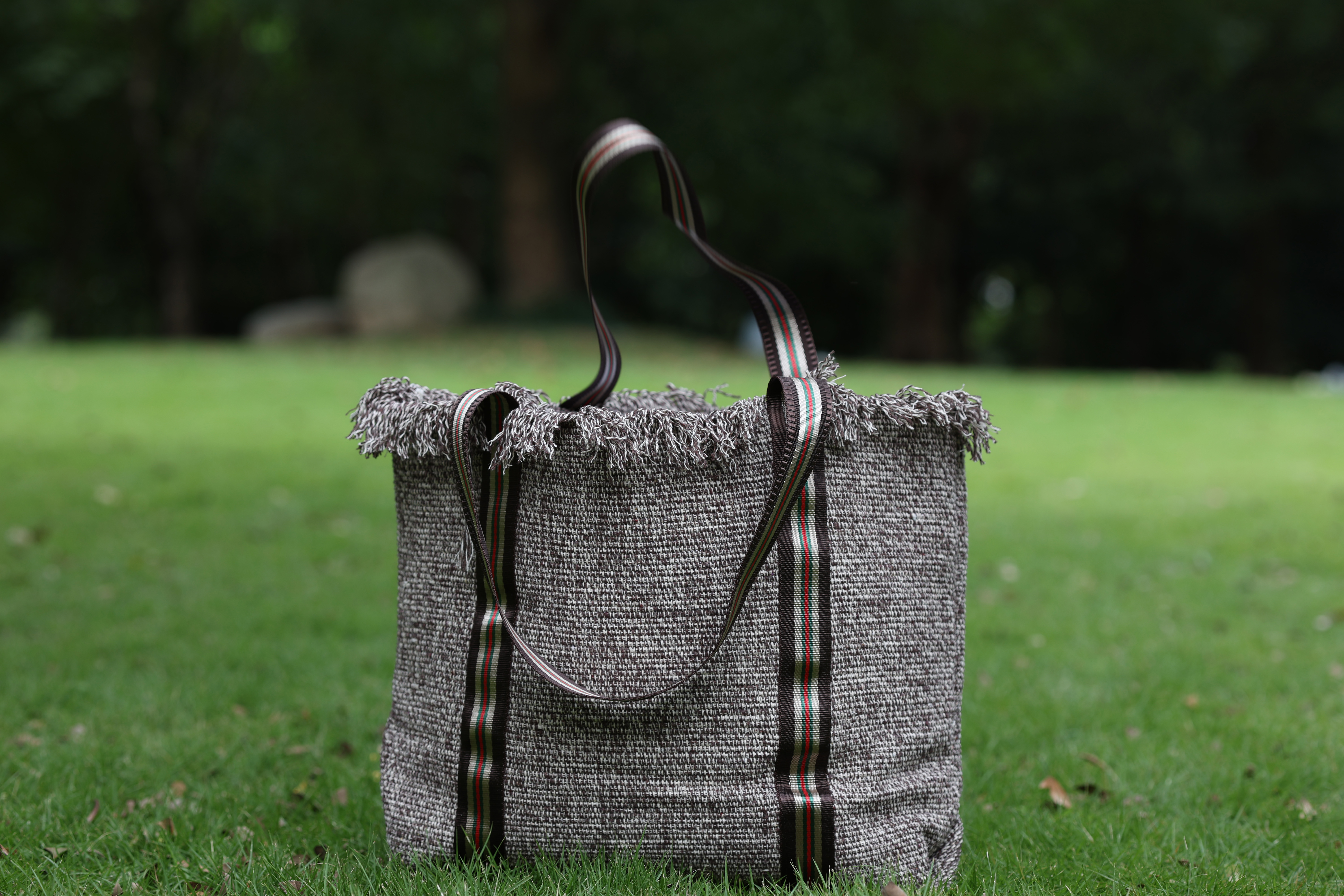 Eco-Friendly Old Style Linen Hiking Backpack