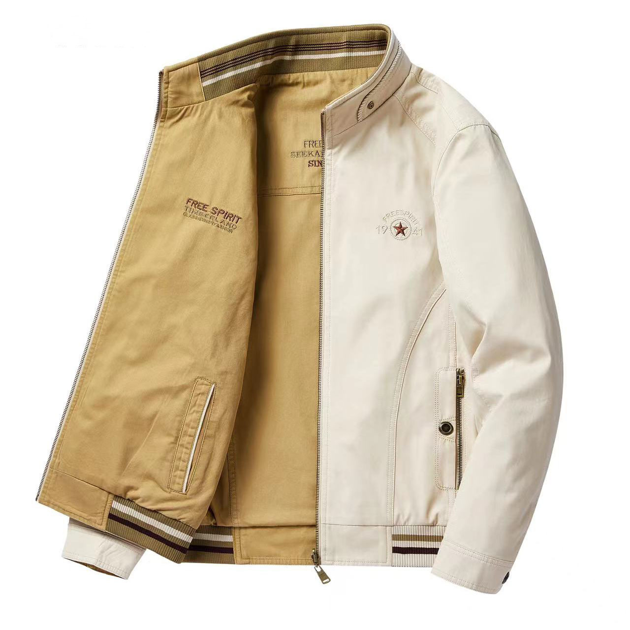 Contemporary Customized Suede Leather Jacket for Athletic Style Enthusiasts