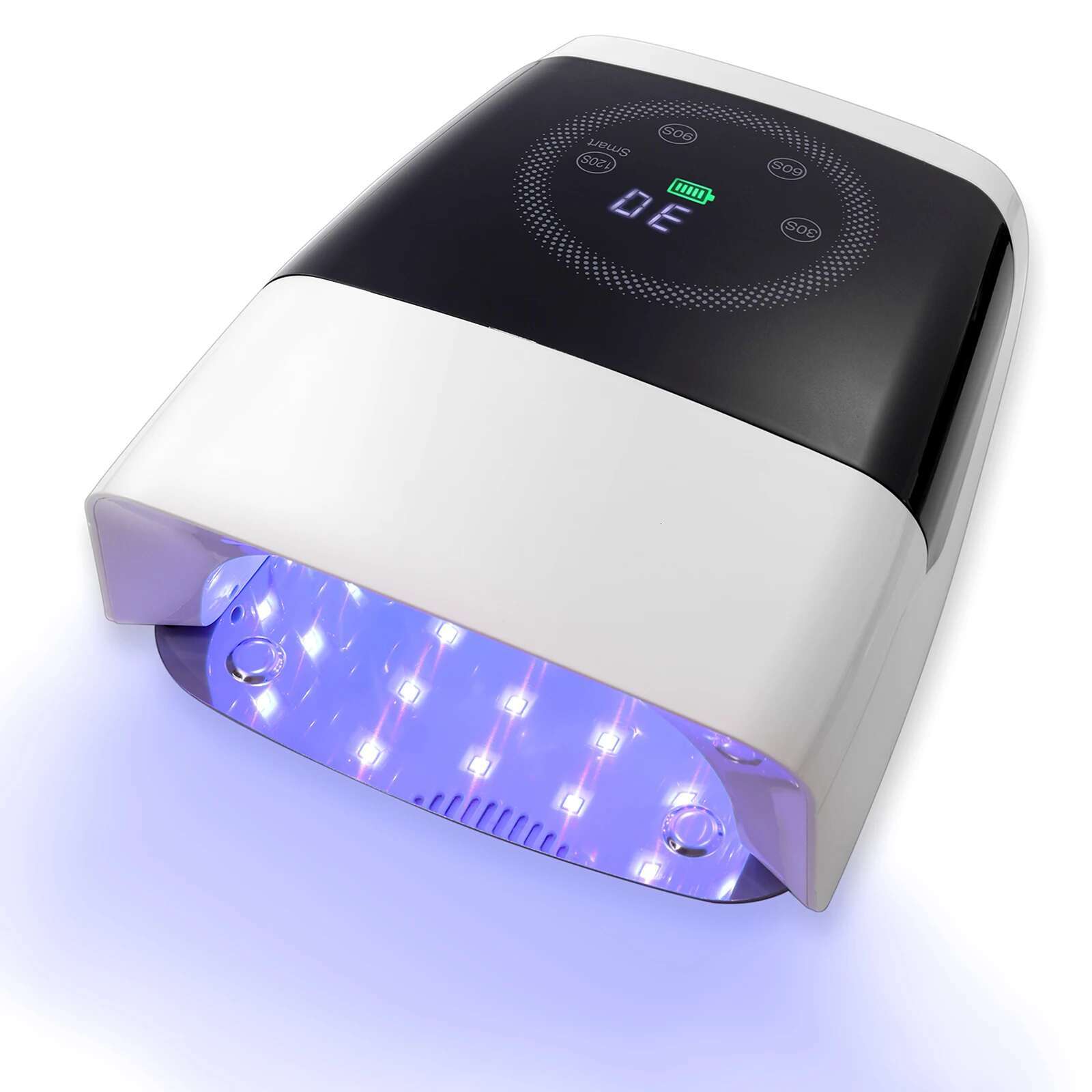 Cordless UV LED Lamp 132W Rechargeable Dryer Wireless with Auto Sensor Quick Dry All Nail Gel Polish for Home & Salon