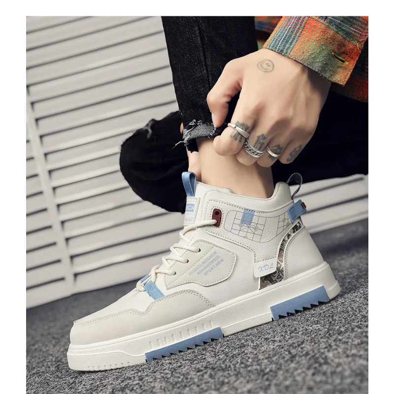 Mens High Top 2024 Summer Comfortable Breathable Designer Platform Shoes Men Fashion Casual Sneakers Outdoor Running Shoe ddmythur