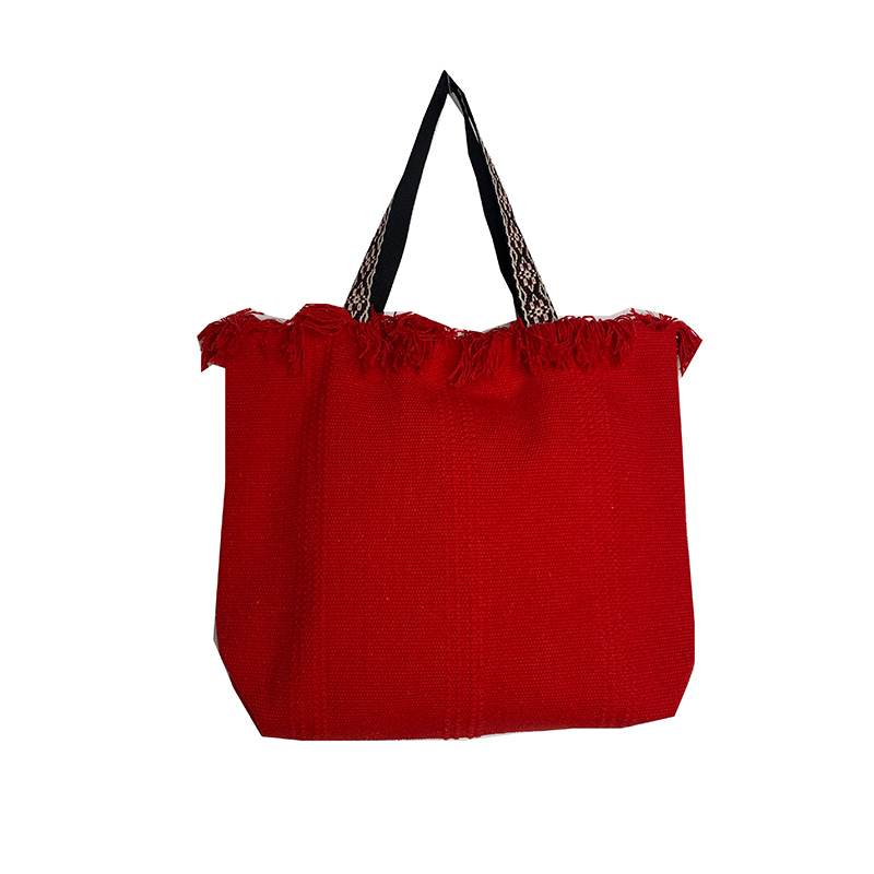 Vintage Handcrafted Linen Shoulder Bag for Everyday Use