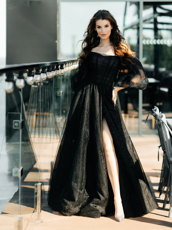 Sexy Off the Shoulder Prom Dresses Long Sequins Strapless Mermaid Formal Evening Gowns Side Split Custom Made Vestido De Novia Plus Size 06