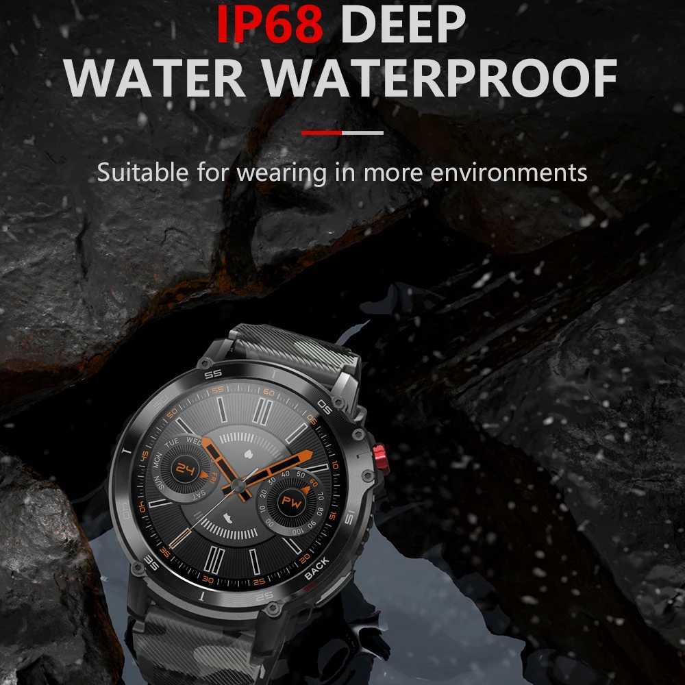 New Smart Watch Men 4G ROM 1G RAM e Tooth Call 400mAh Sports Watches IP68 Waterproof C22 Smartwatch 2023 1.6 Inch 400*400 HDXJ250108