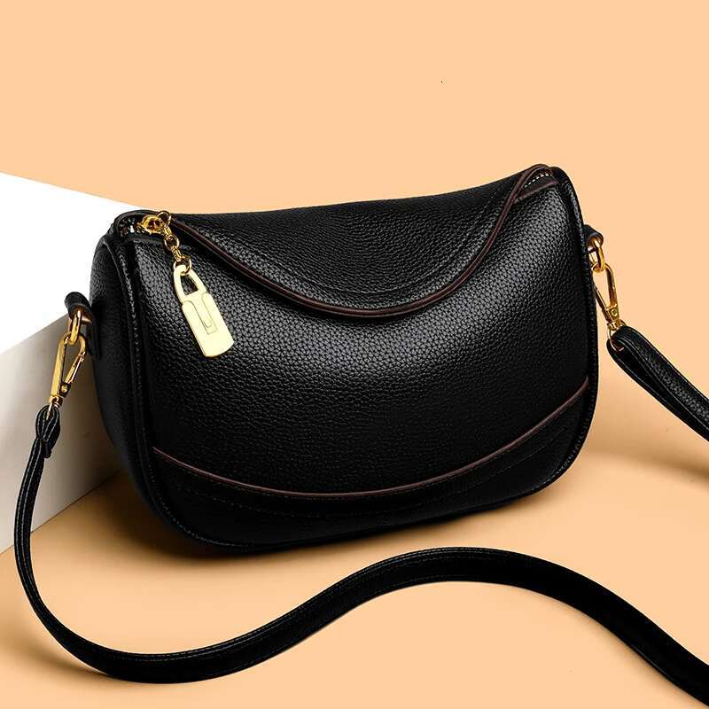 2024 New Fashion Retro Dumpg Bag High Quality Soft Leather Women's Shoulder Bags Trendy Designer Girl Messenger Bolsas Wallet