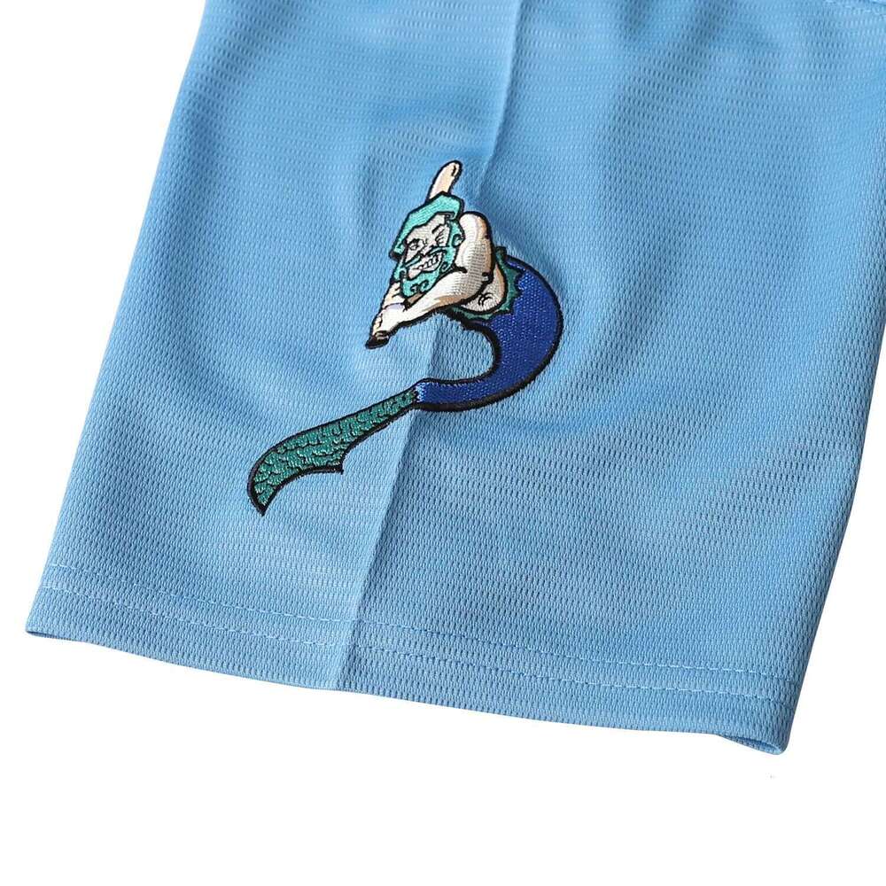 2025 Mens Movie Blue Jersey #55 Eastbound and Down Mexican Charros Kenny Powers 100% ed