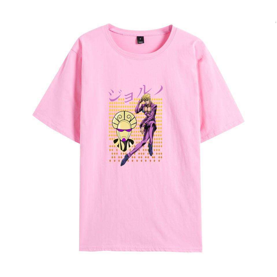 New Top JOJO's Bizarre Adventure Series Anime Men and Women Summer Short sleeved T-shirt