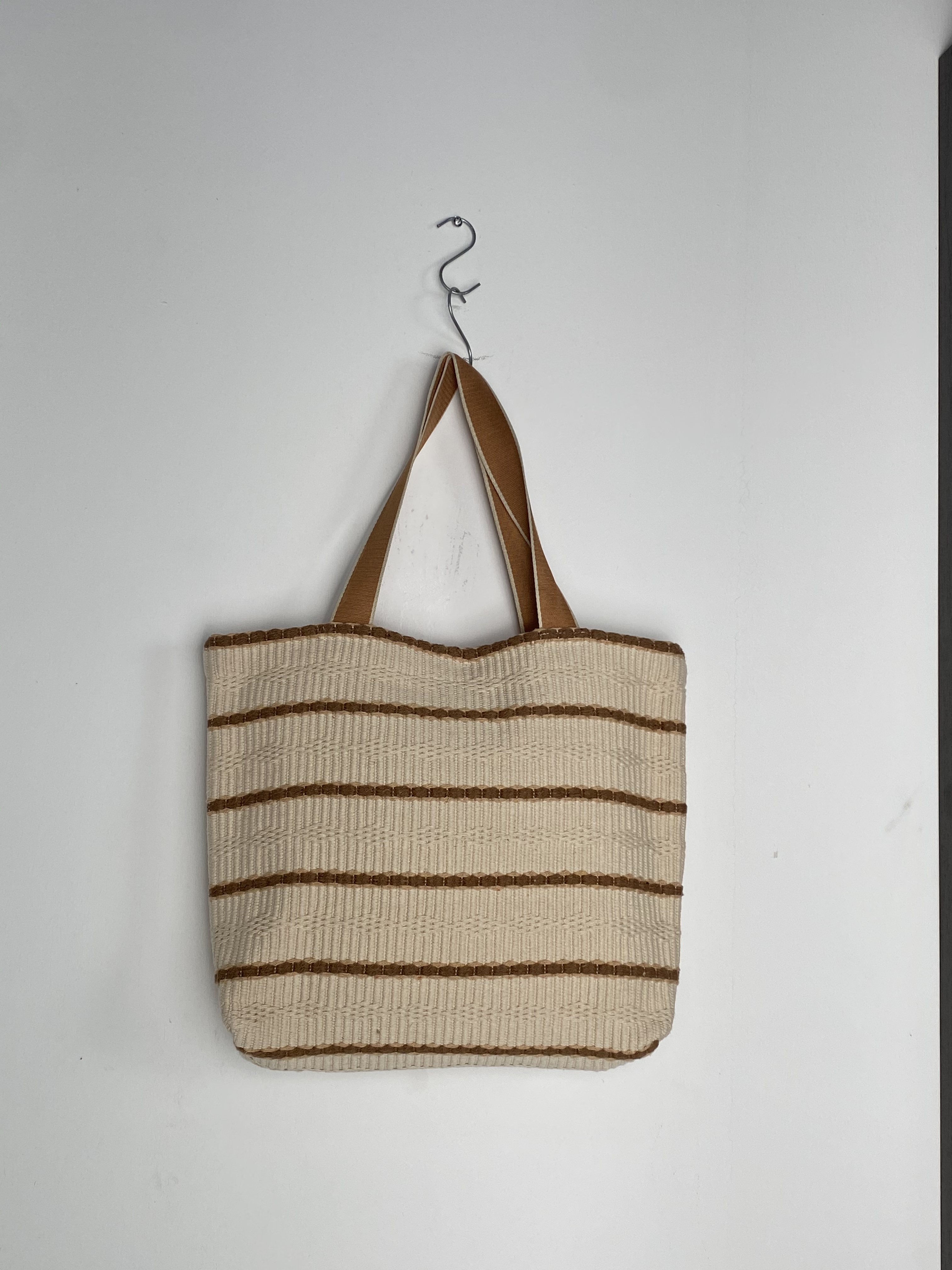 Vintage Handcrafted Weaved Rope Shoulder Pouch with Adjustable Strap