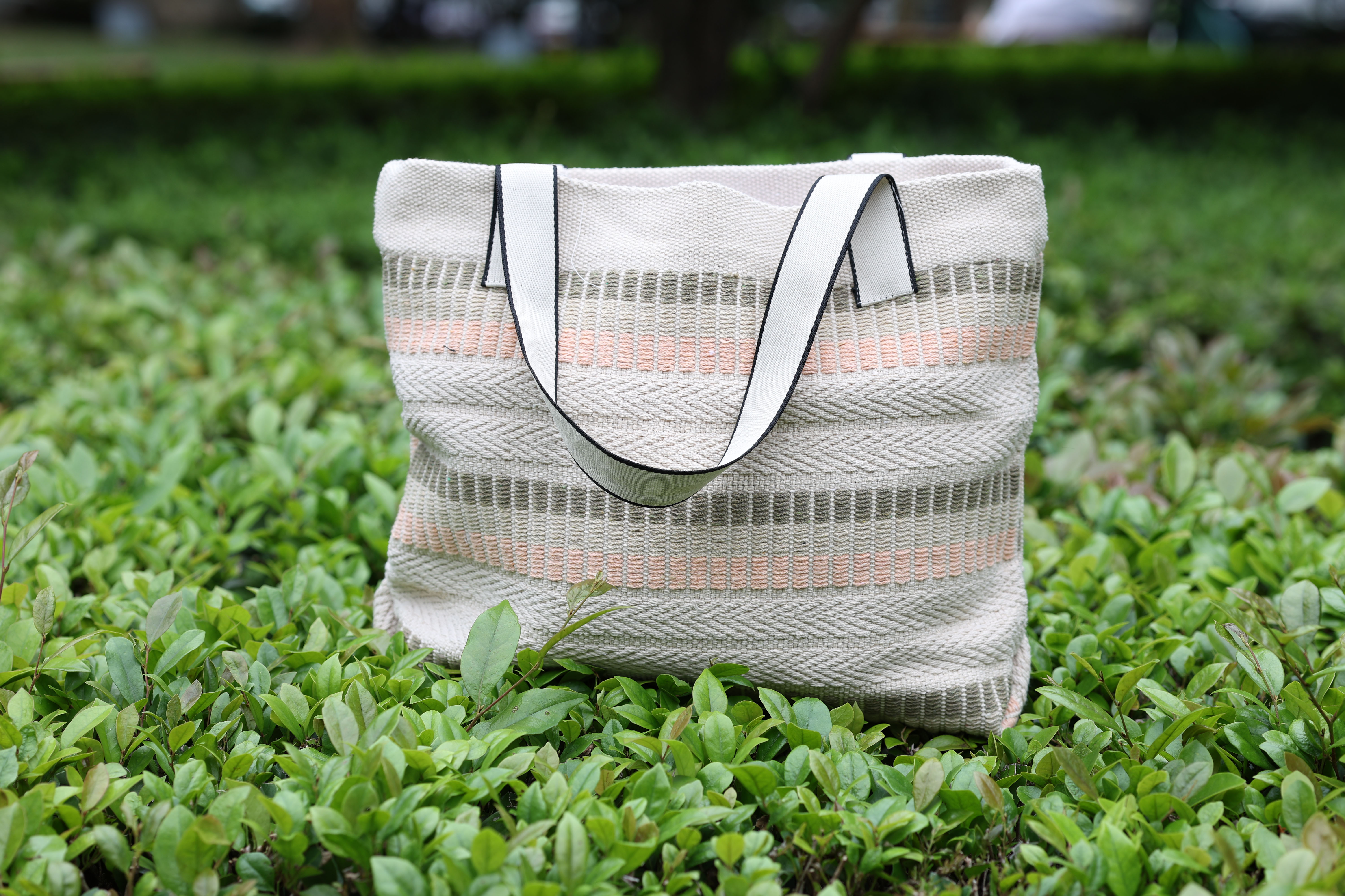 Eco-Friendly Hand-Knit Cotton Hip Pack for Everyday Use