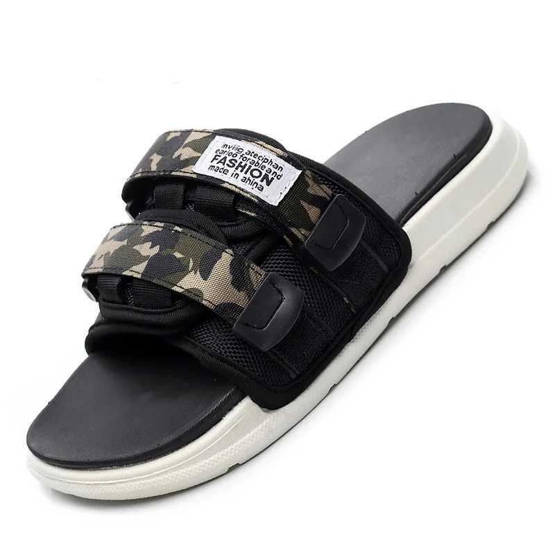 Mens sandals couples shoes fashionable casual soft soled slippers womens beach shoes mens slippers womens slippers Chanclas sandals M250108