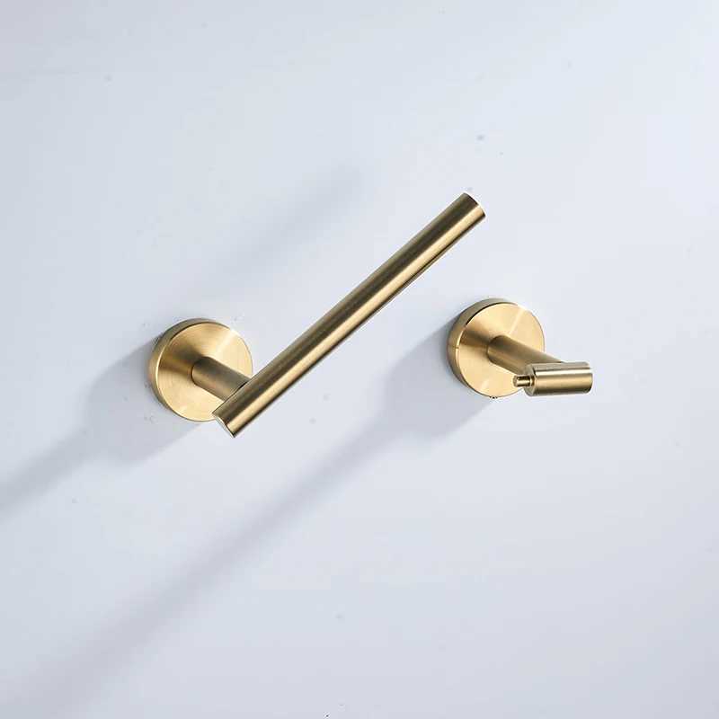 Tissue roll holder wall mounted interesting toilet paper holder spare parts organizer bathroom roll holder kitchen paper holder Y250107