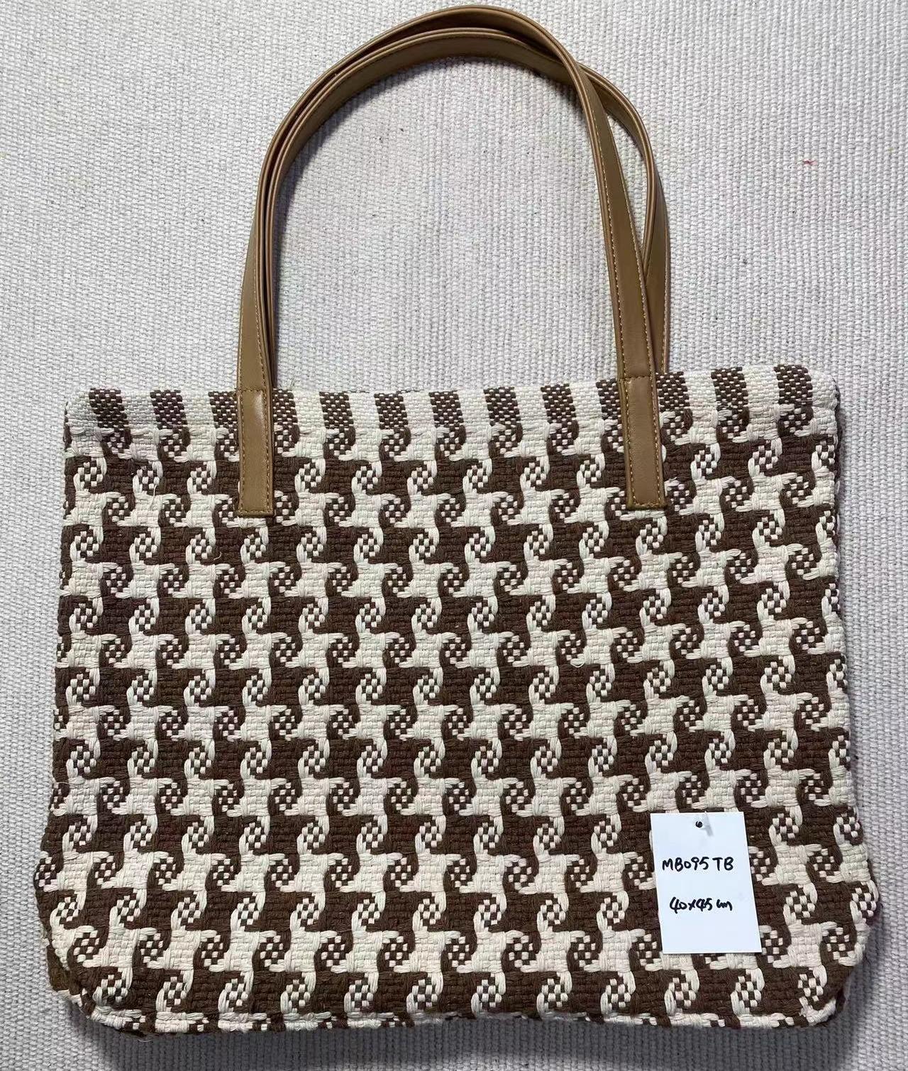 Vintage Style Handmade Linen Shoulder Pouch