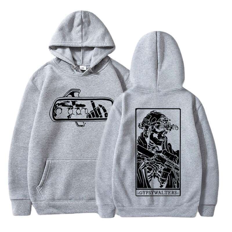 Men's hooded sweatshirt, unisex streetwear