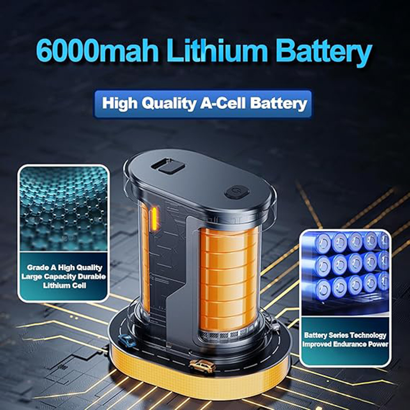 Cordless Precision Tyre Inflation Tool Compact 150 PSI Air Compressor for Easy Use on Automobiles, Motorbikes, EVs