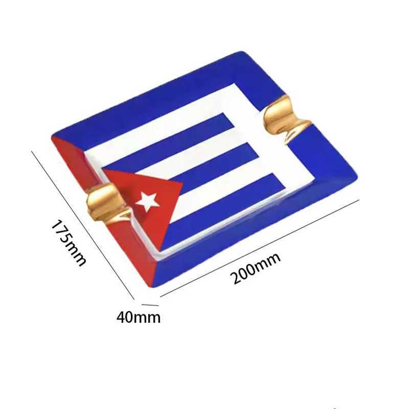 Cuban cigars Ashtray European style home living room high-end luxury personality KTV cigars Ashtray household trend X250108