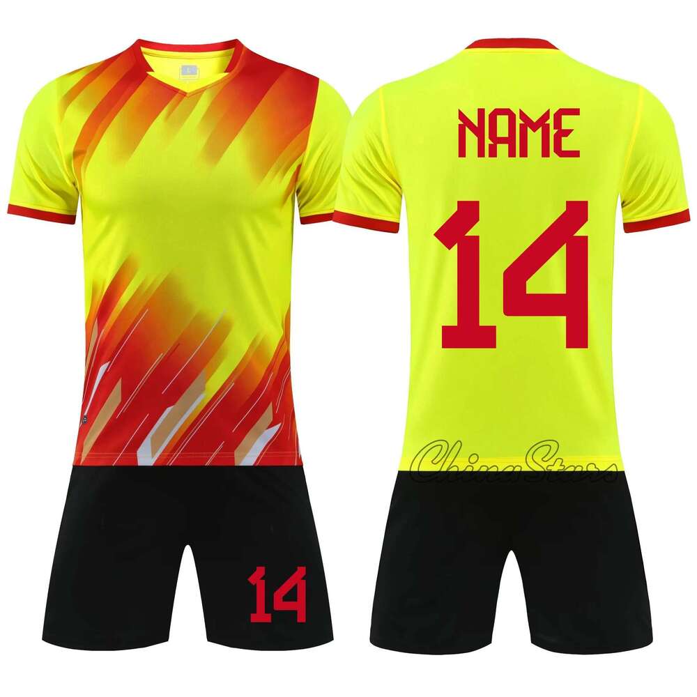 2025 Men Child Football Jerseys Sweatshirt Training Suit Uniform Soccer Sportswear Shirt Sets Tracksuit For Athletes