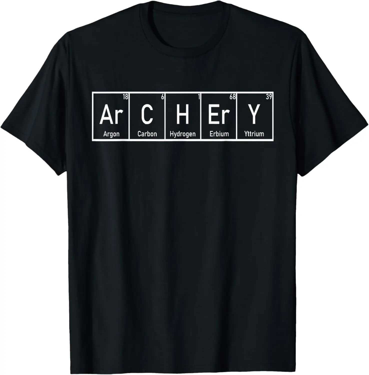 New Arrival Interesting Archery T-shirt I Periodic Elements Bookworm Gift Creative T-shirt Mens Clothing Top Neutral Summer Street Clothing Graphic T-