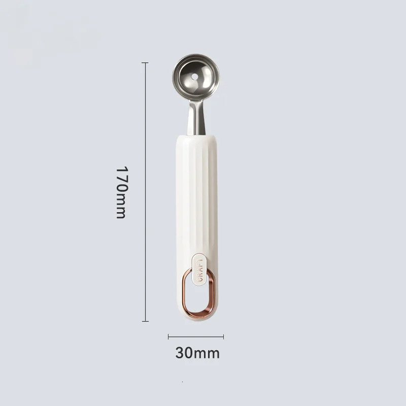 Watermelon Digging Ball Scoop Fruit Spoon Ice Cream Scoop Stainless Steel Ball Digger Cooking Tools Kitchen Supplies Accessories 250107