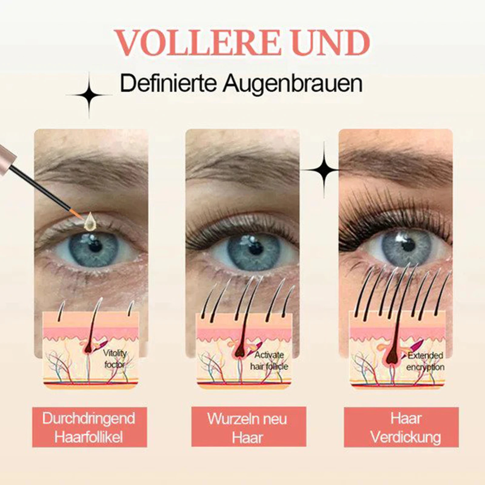 EELHOE Flash Serum for Eyelashes Strengthen Eyelash Curl Lengthening Eyelashes Deep Nourishing Eyelash Enhancement Accessories 250107