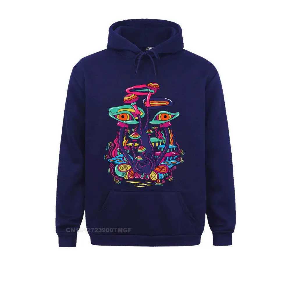 Trippy psychedelic mushroom eye sweatshirt crazy long sleeved new design mens hoodie April FOOL Day W250108