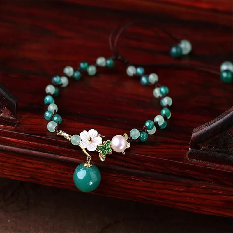 Yanyu Jiangnan retro anklet womens chain niche simple foot rope sexy temperament ankle chain 250107