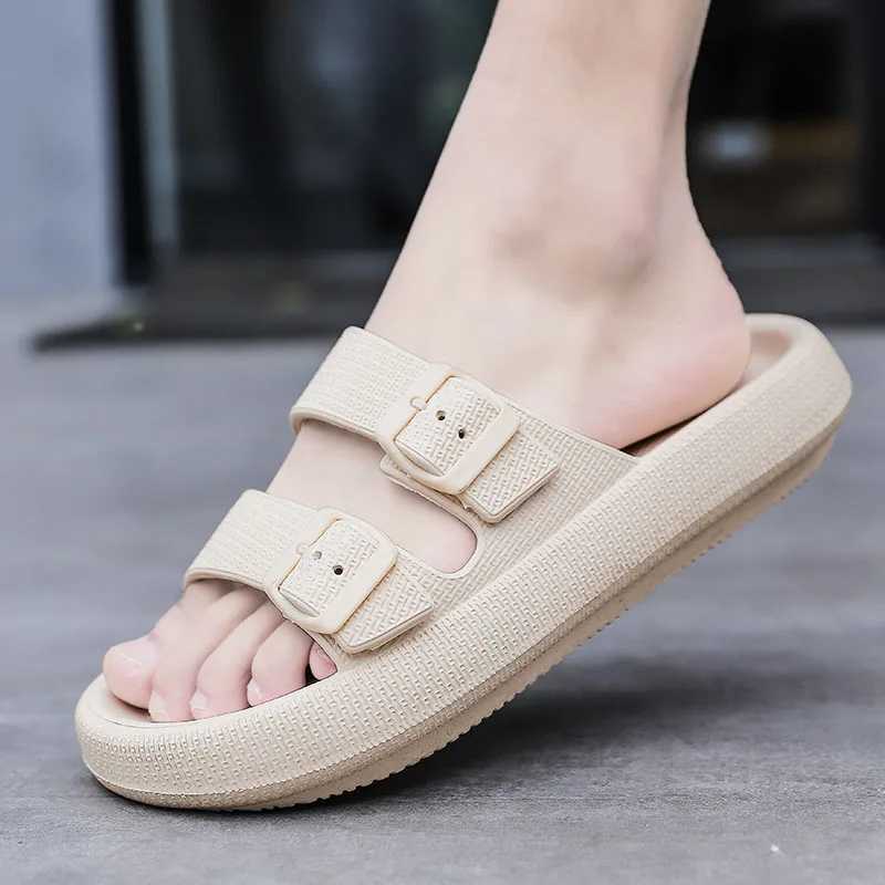 New Arrival Summer mens slippers massage chlorine leisure indoor slippers bathroom slippers outdoor slippers quick drying beach sandals T250108