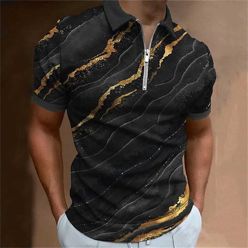 2024 Waves Mens Shirts High Quality Polo For New Golf Wear Short Sleeve Shirt Man 2023 Summer Casual Mens Designer Clothes TopsXJ250108