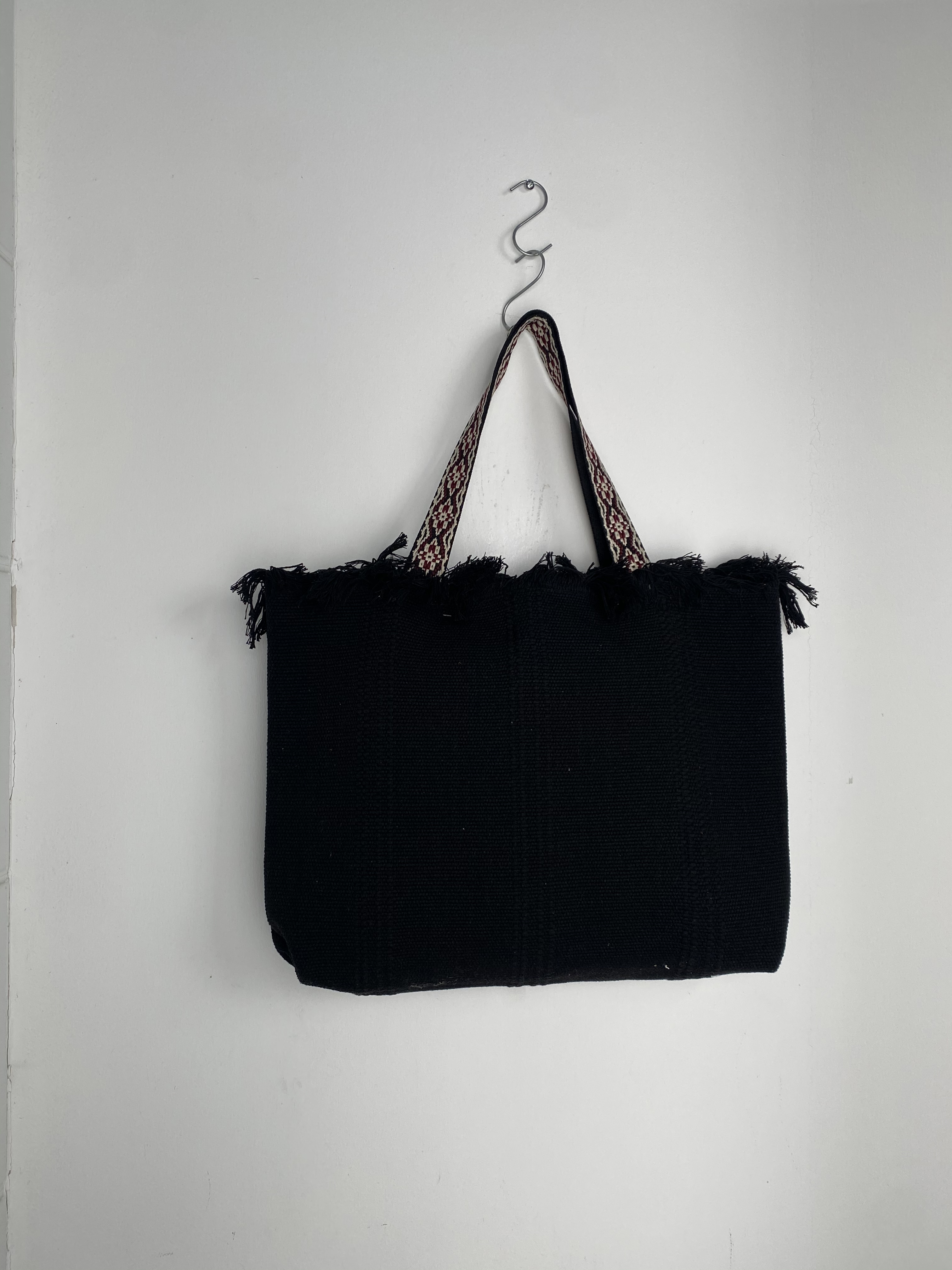 Handwoven Vintage Linen Crossbody Bag - Eco-Friendly and Stylish