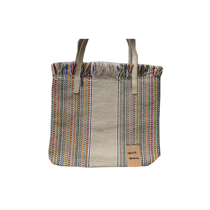Handwoven Vintage Linen Crossbody Bag for Women