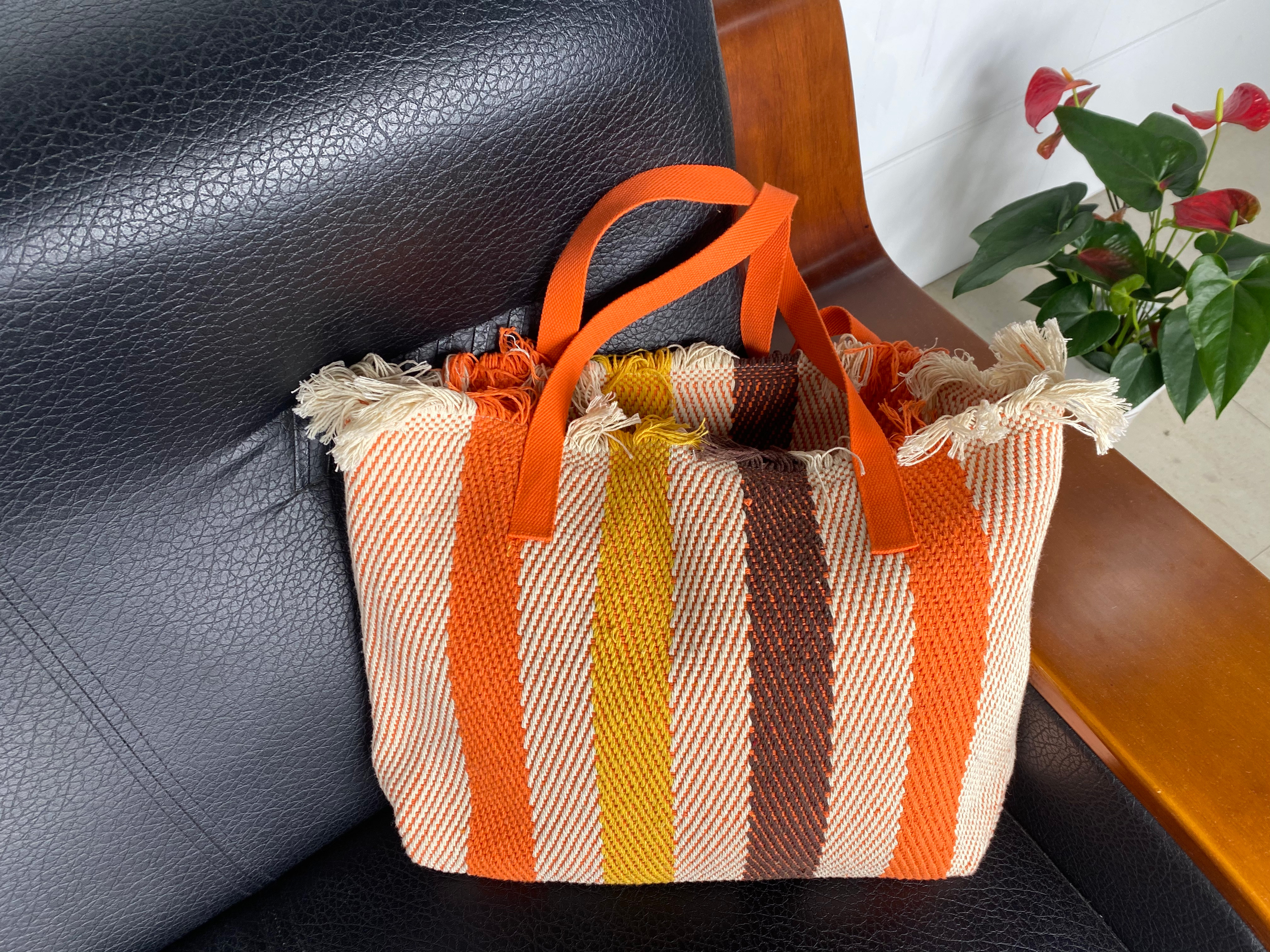 Artisanal Natural Textured Rucksack for Everyday Use