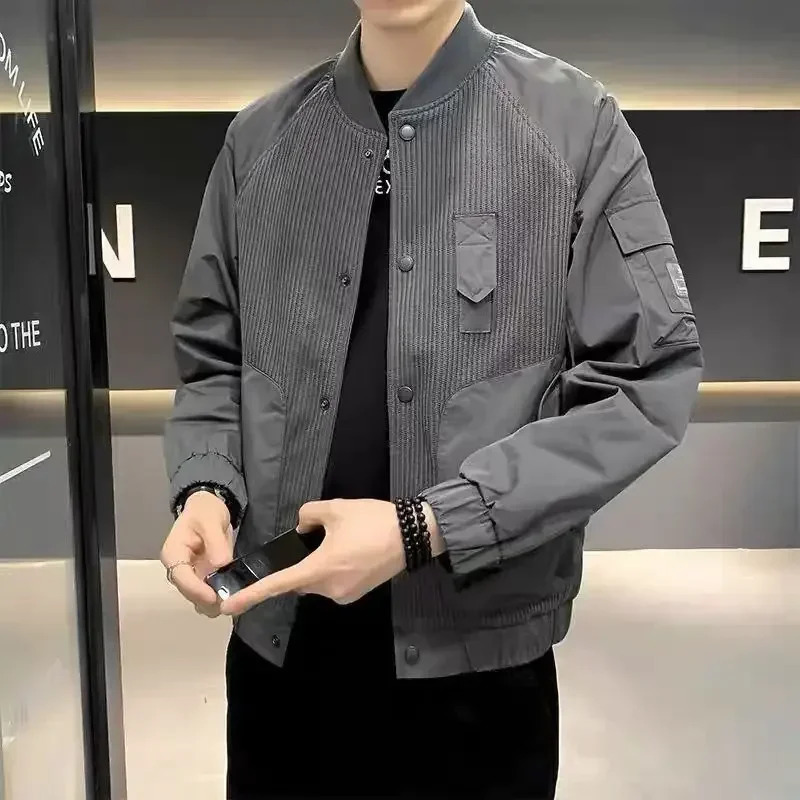 Mens Baseball Jackets In Male Coats Stylish Y2k er Fast Delvery Joker Cold Vintage Clothes Offer Trendy 250107