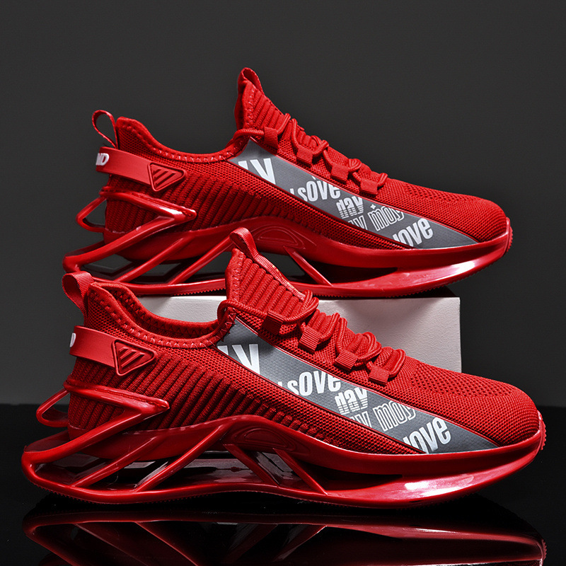 designer trainers for men mens red white black mesh indoor outdoor sports runner running shoe trainer sneakers 39-46