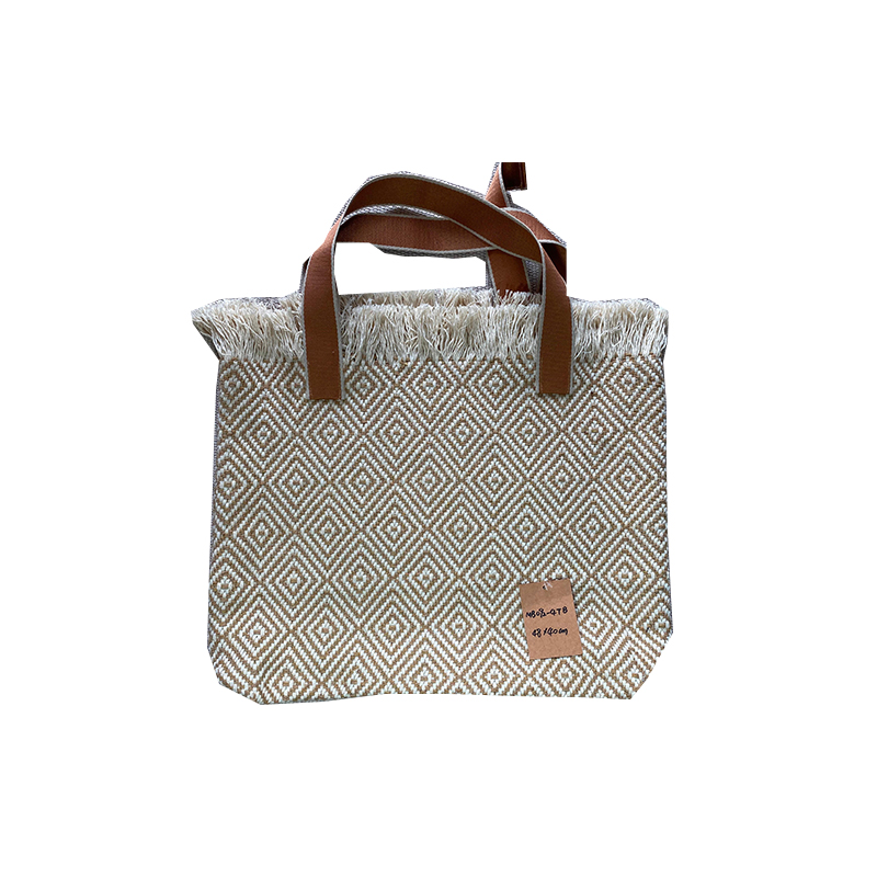 Authentic Handmade Coarse Fabric Shoulder Purse